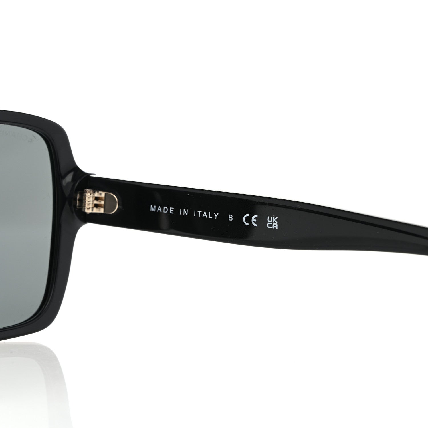 Chanel Acetate Square Sunglasses 5408-A Black 5 of 6