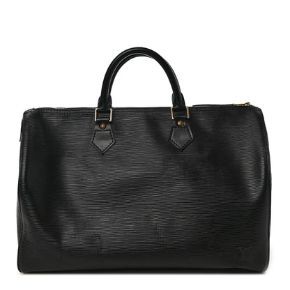 Louis Vuitton Epi Speedy 35 Black 1 of 9