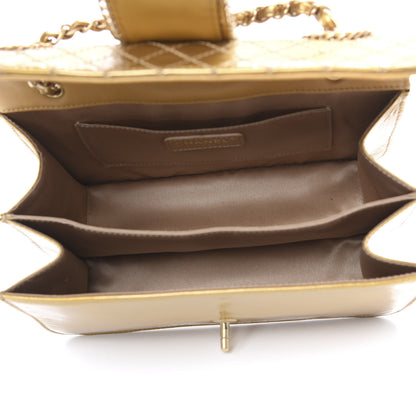Chanel Patent Medium Madison Flap Gold 4 of 15