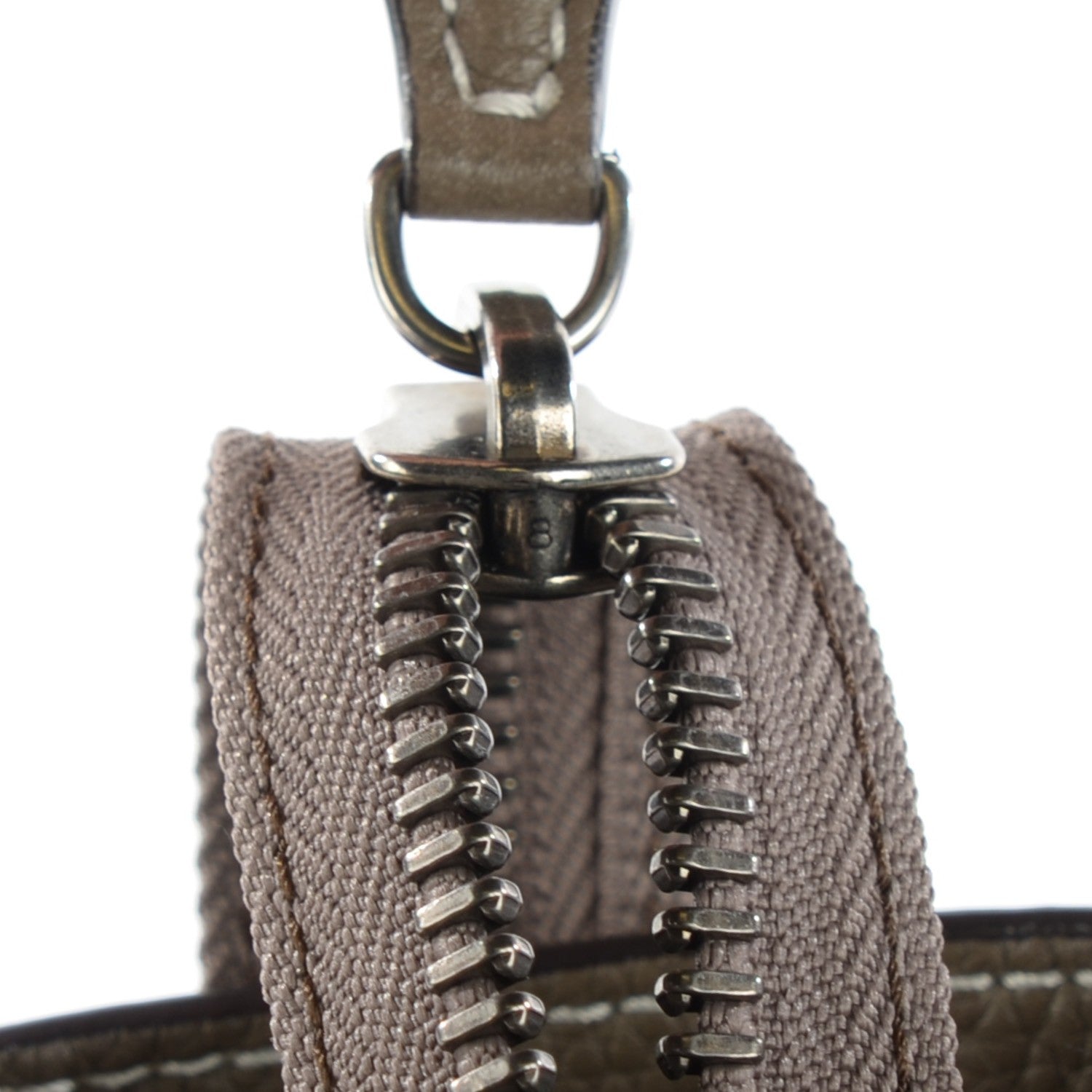 Celine Drummed Calfskin Mini Luggage Souris 8 of 8