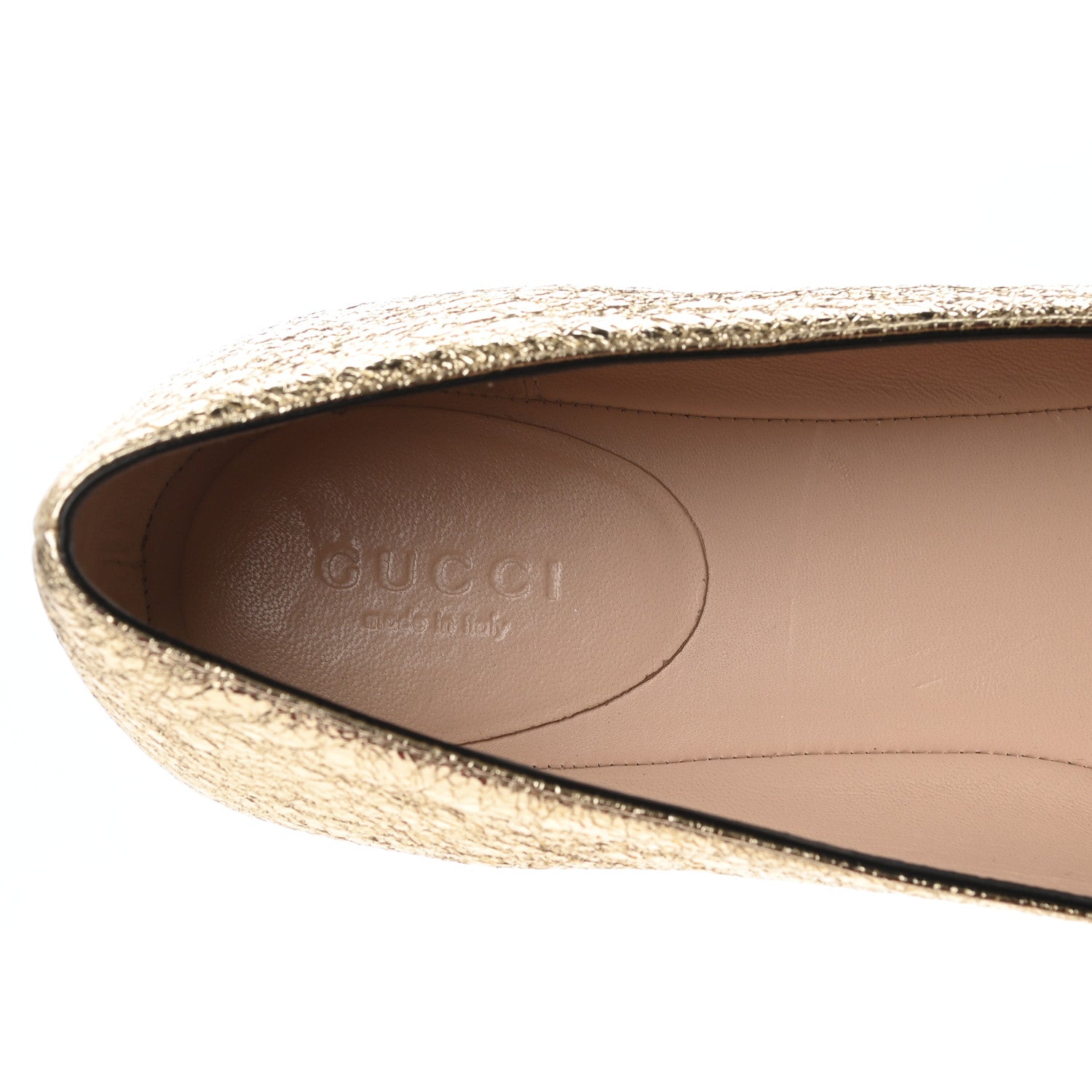 Gucci Galassia GG Marmont Fringe Flats 39 Platino 6 of 9