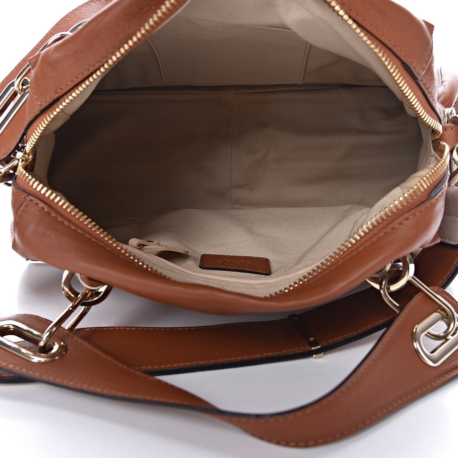 Chloe Sheepskin Medium Military Paraty Brown Delight 5 of 18