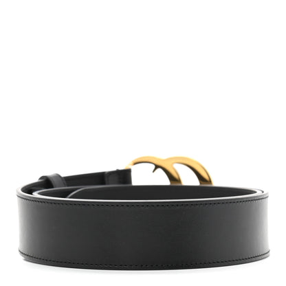 Gucci Plutone Calfskin Double G 40mm Belt 85 34 Black 2 of 5