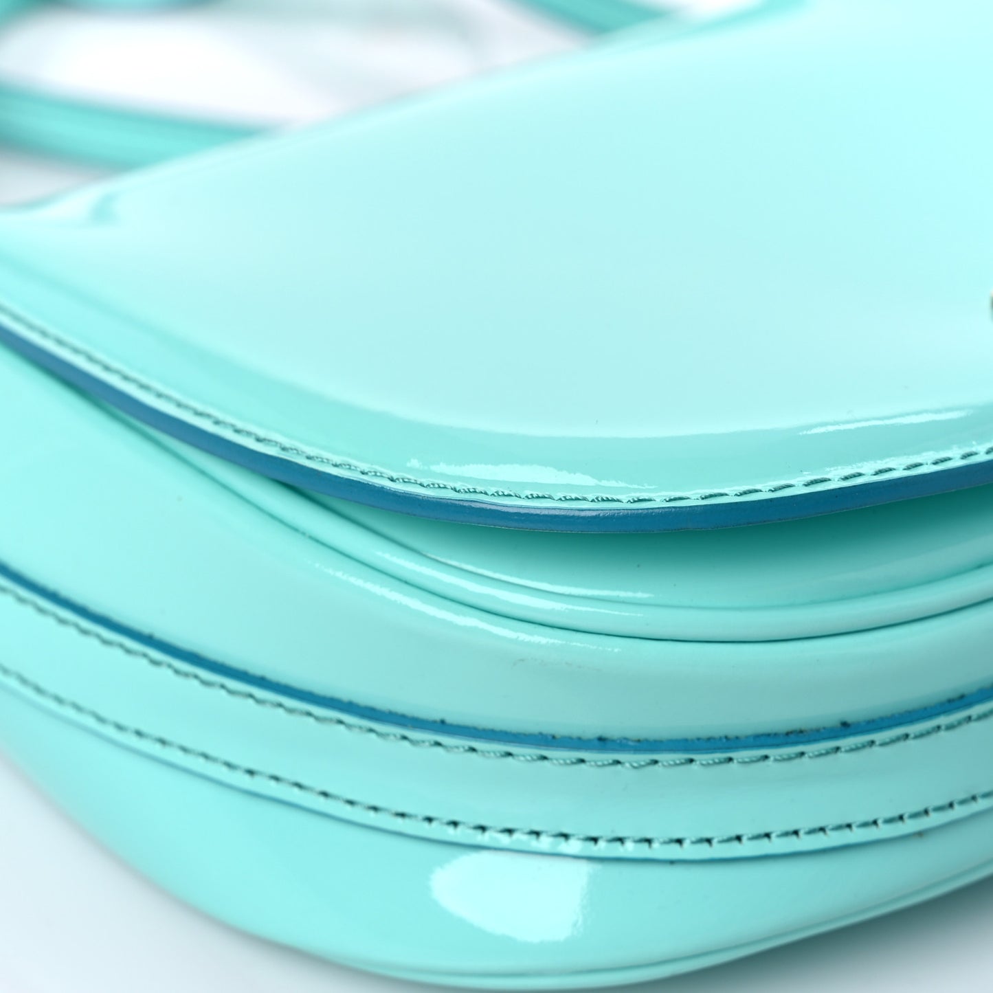 Patent Leather Leigh Small Crossbody Bag Opal