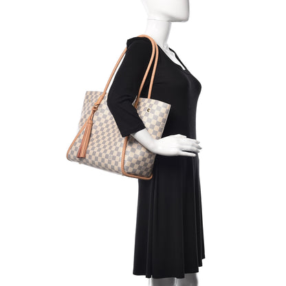 Louis Vuitton Damier Azur Propriano Rose Ballerine 2 of 10