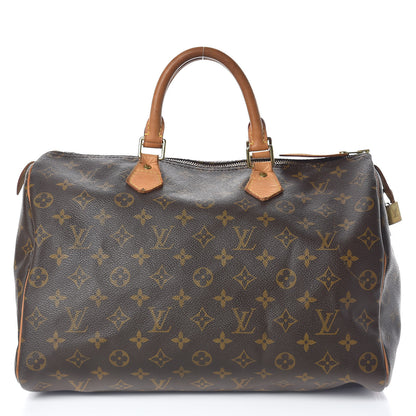 Louis Vuitton Monogram Speedy 35 1 of 17