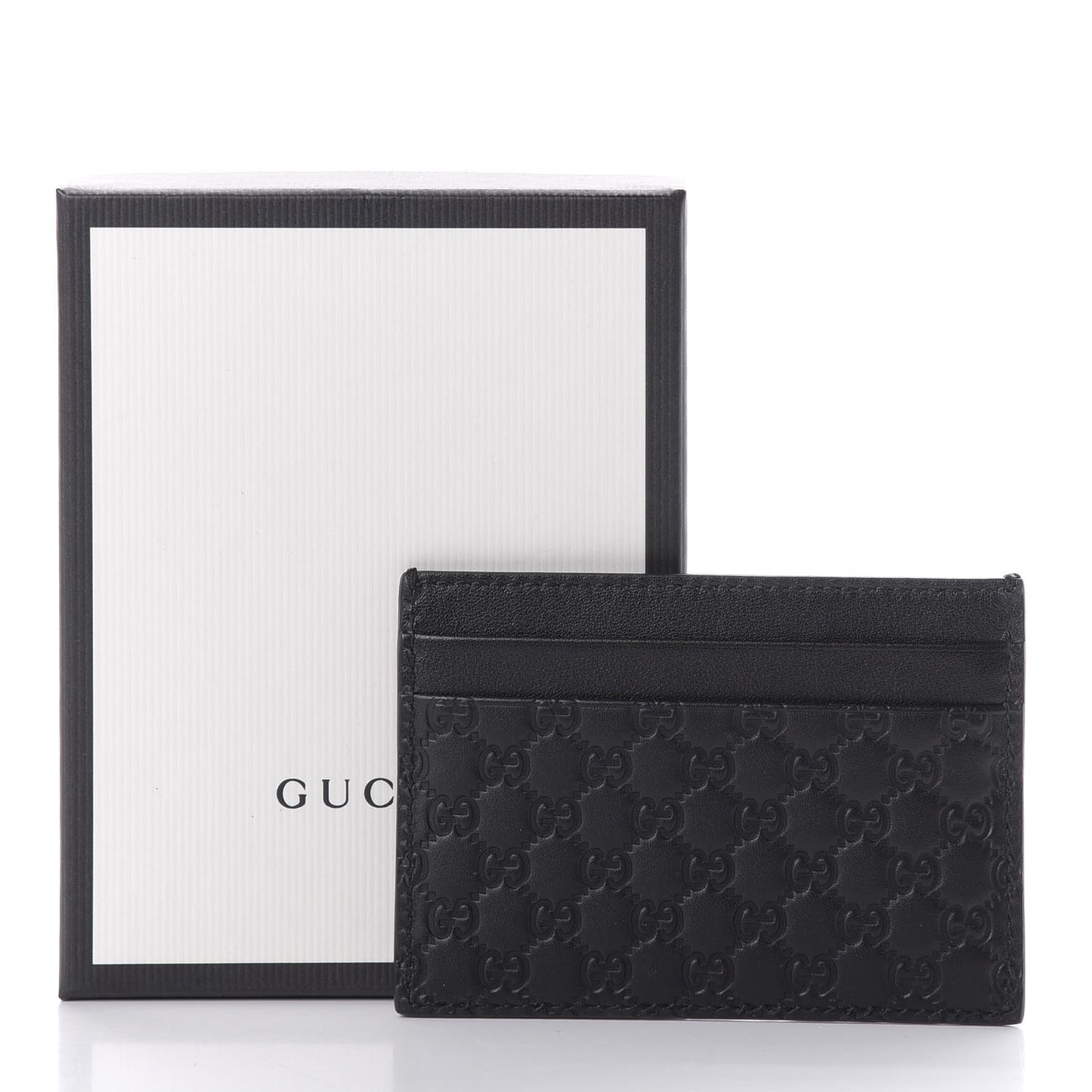 Microguccissima Card Holder Black