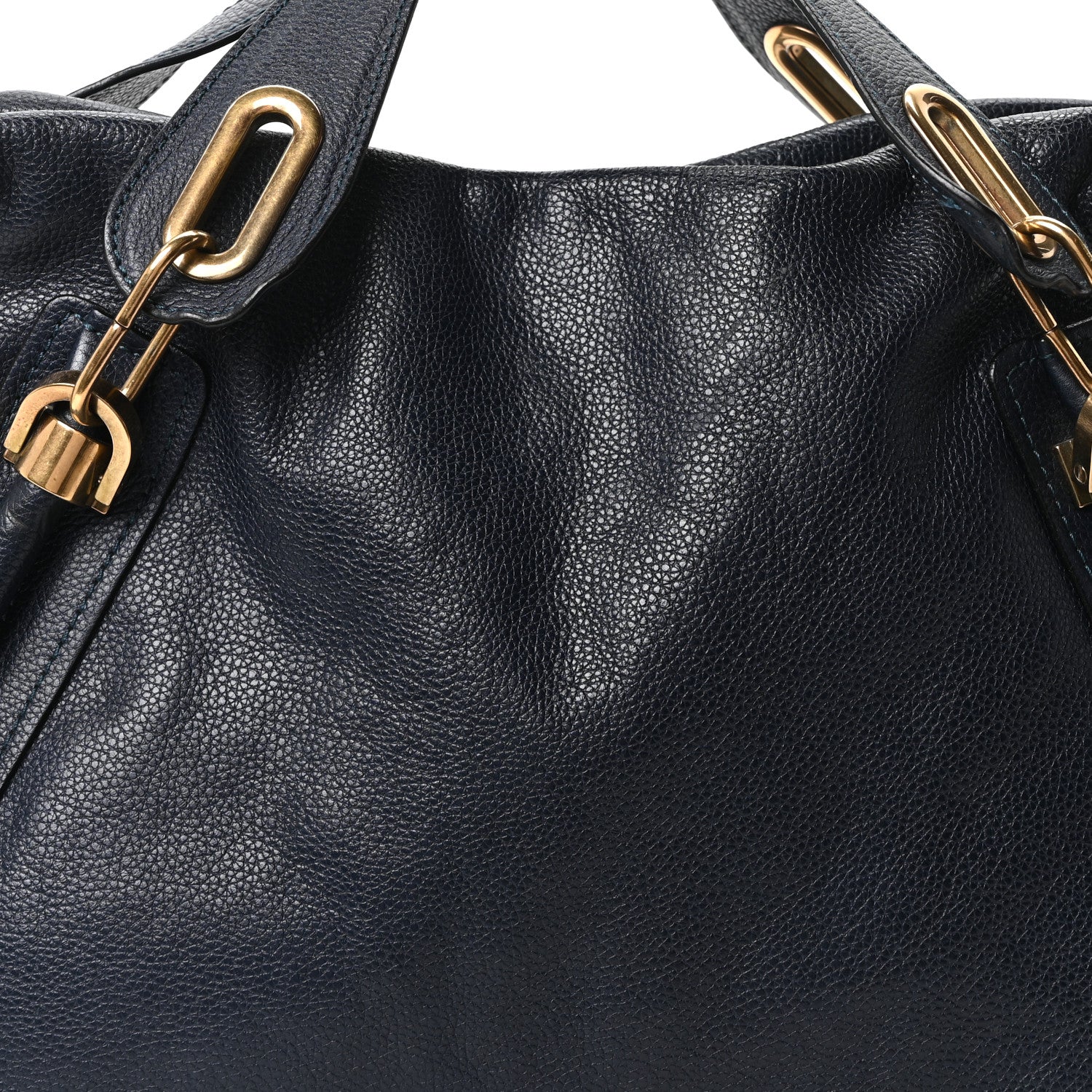 Chloe Calfskin Large Paraty Navy 8 of 10