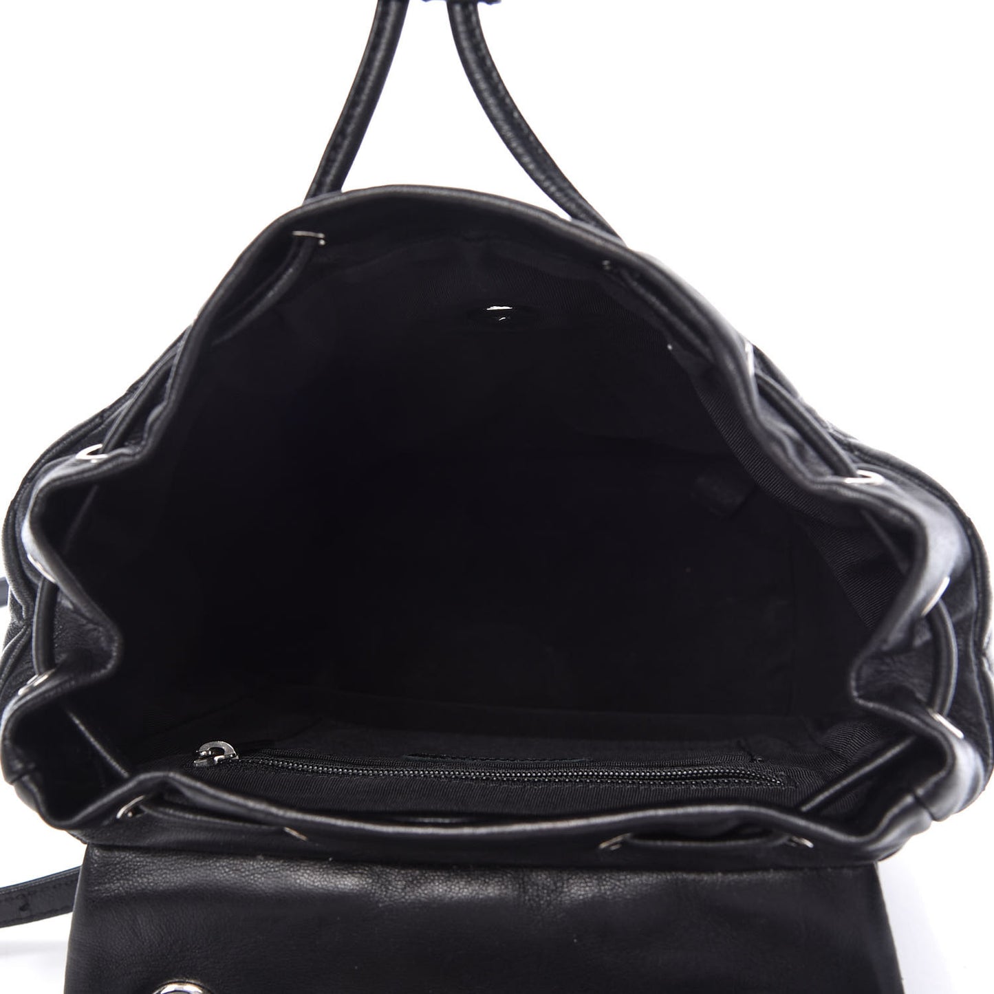 Calfskin Quilted Small Urban Spirit Backpack Black