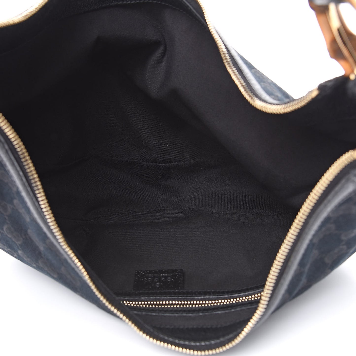 Monogram Bamboo Ring Hobo Black