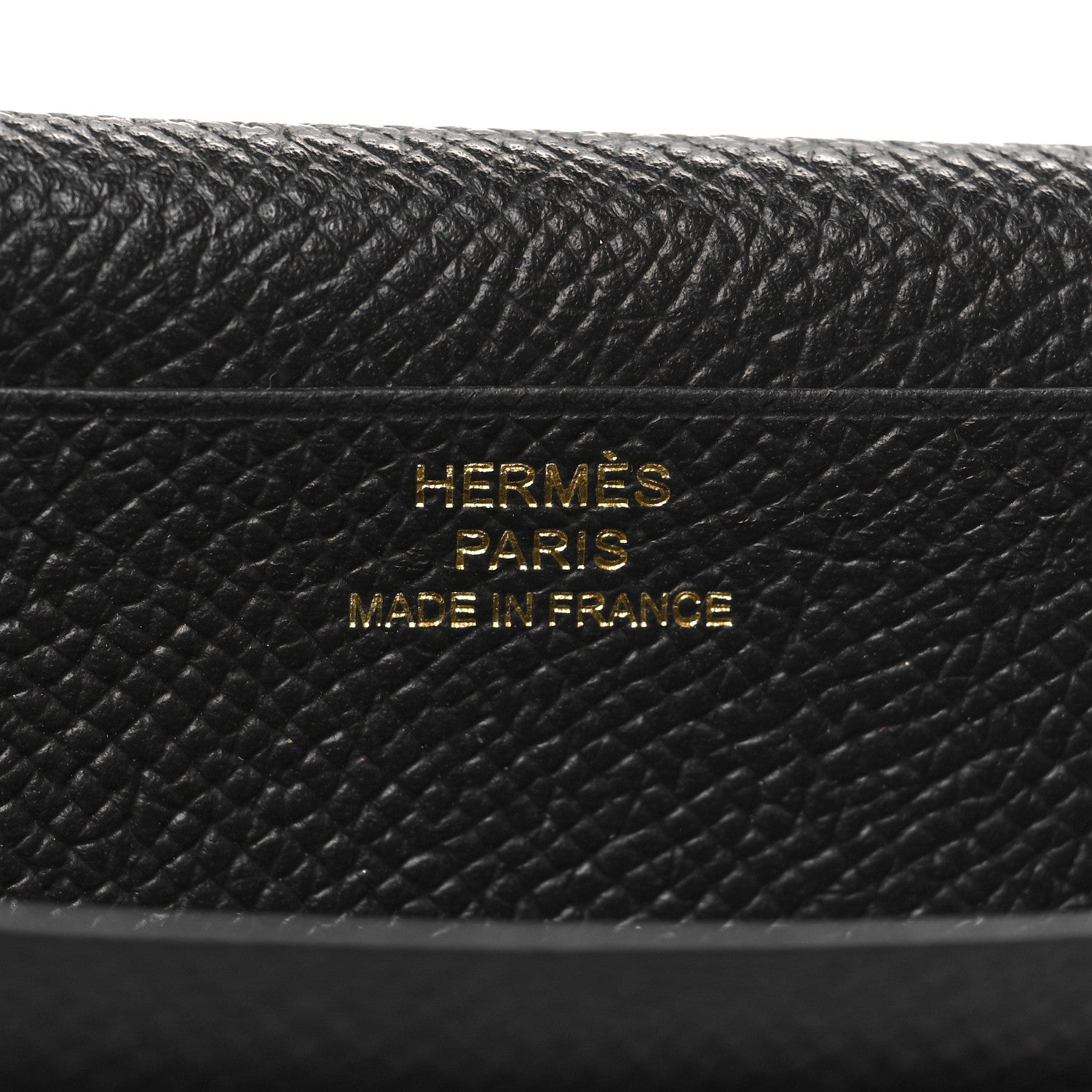 Hermes Epsom Bearn Gusset Wallet Black 7 of 11