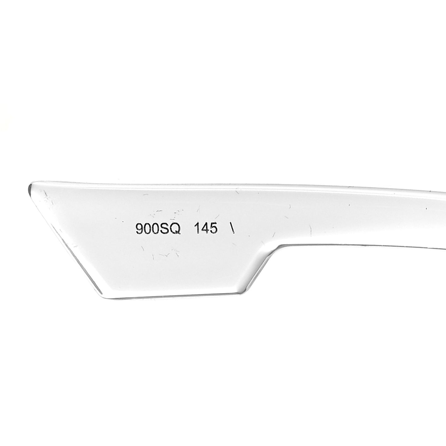 Acetate Oblique Oval Sunglasses Transparent