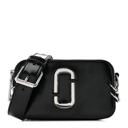 Marc Jacobs Calfskin Pierced Small Snapshot Camera Bag Black 1 of 10