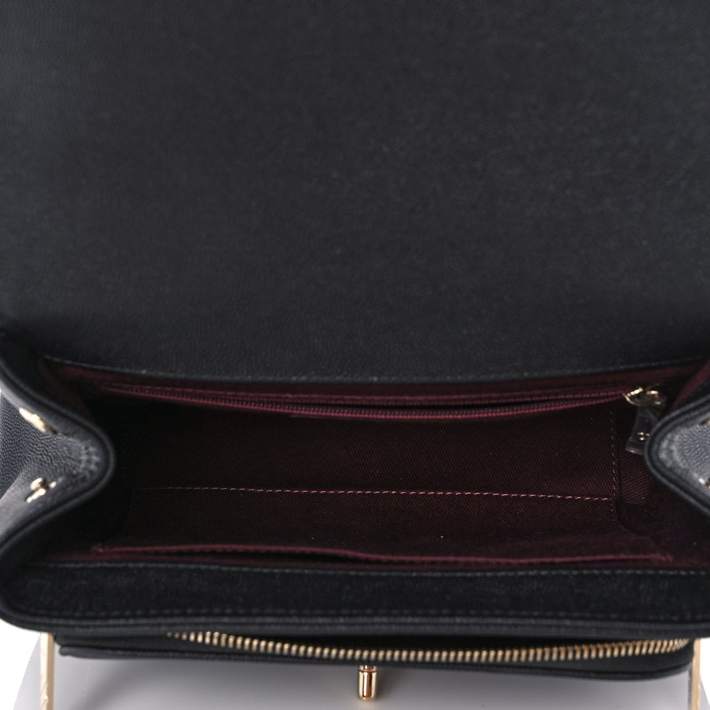 Caviar Quilted Medium Business Affinity Flap Black