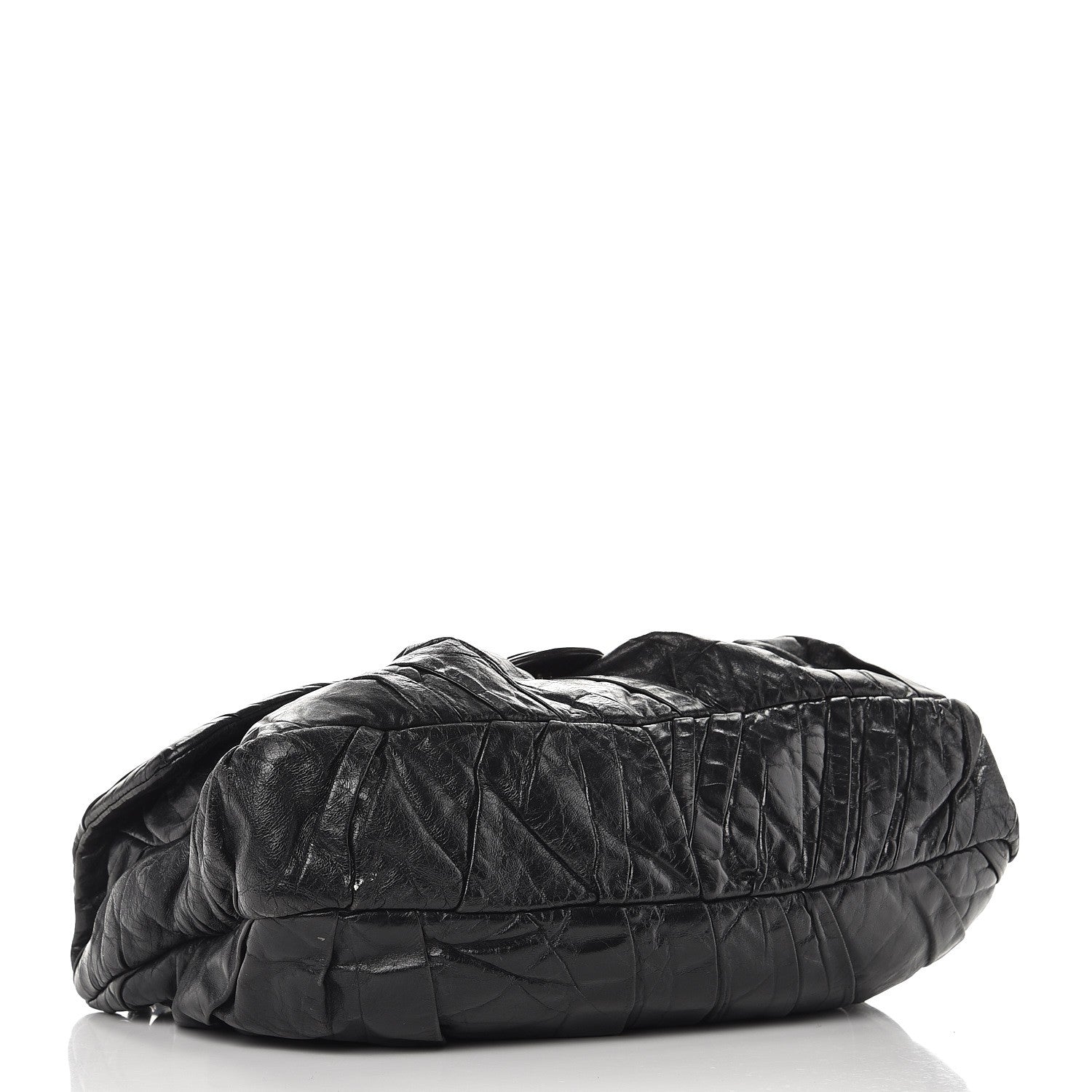 Chanel Glazed Calfskin Twisted Maxi Flap Black 5 of 14