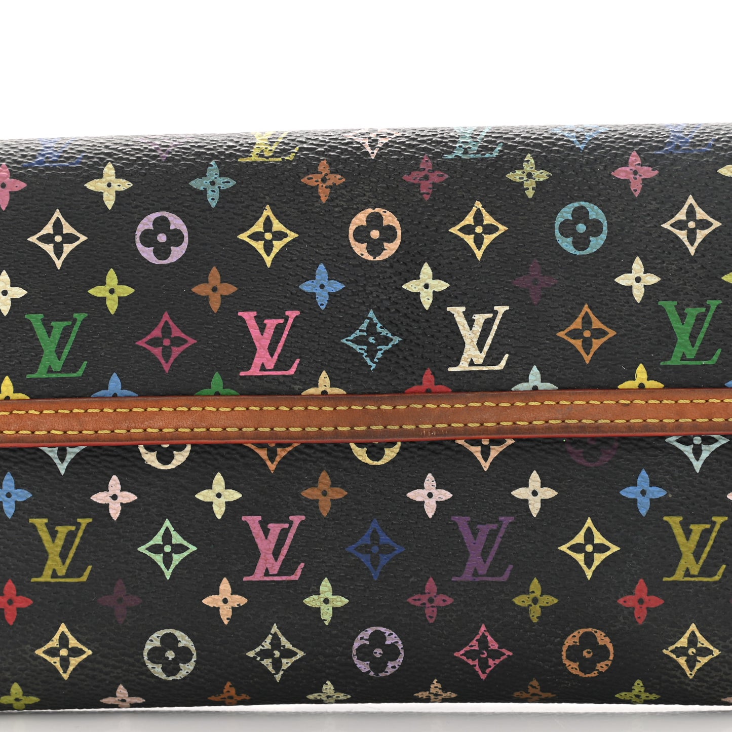 Monogram Multicolor Porte Tresor International Wallet Black
