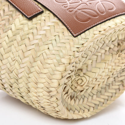 Loewe Raffia Small Basket Tote Bag Natural Tan 6 of 9