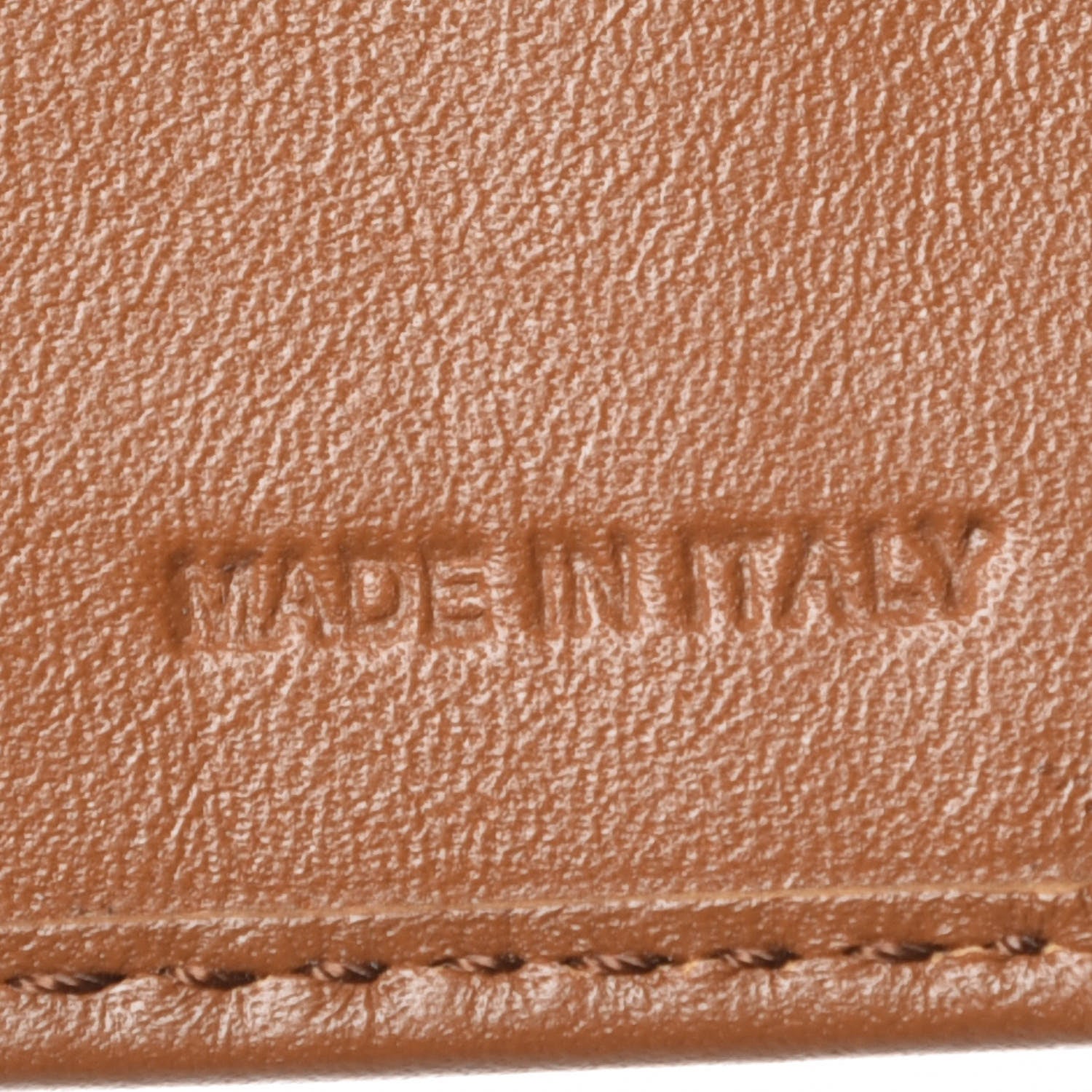 Burberry London Grainy Calfskin Bi-Fold Wallet Orange 6 of 8