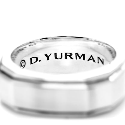 David Yurman Sterling Silver 9mm Deco Band Ring 65 11 5 of 5