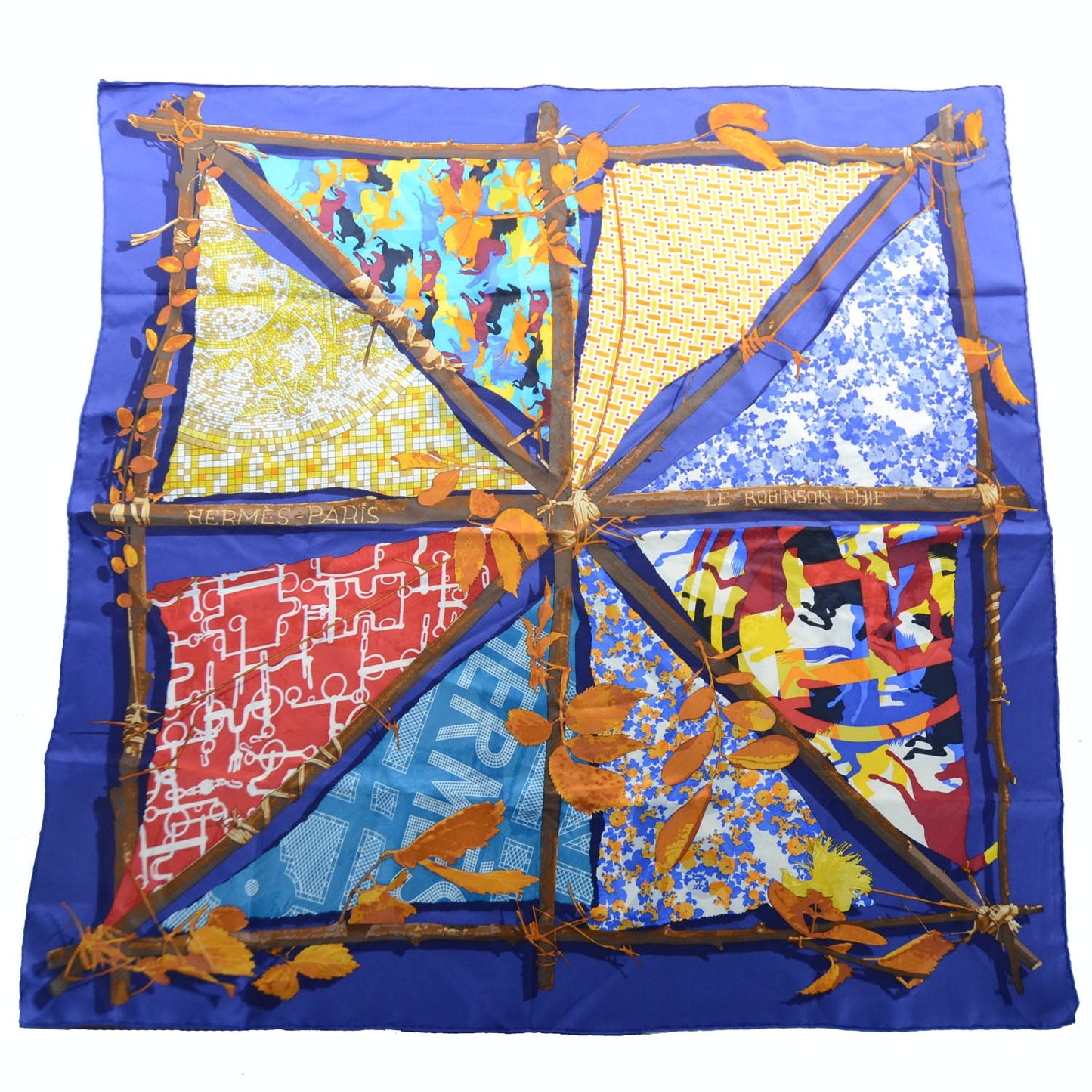 Silk Le Robinson Chic Scarf 90