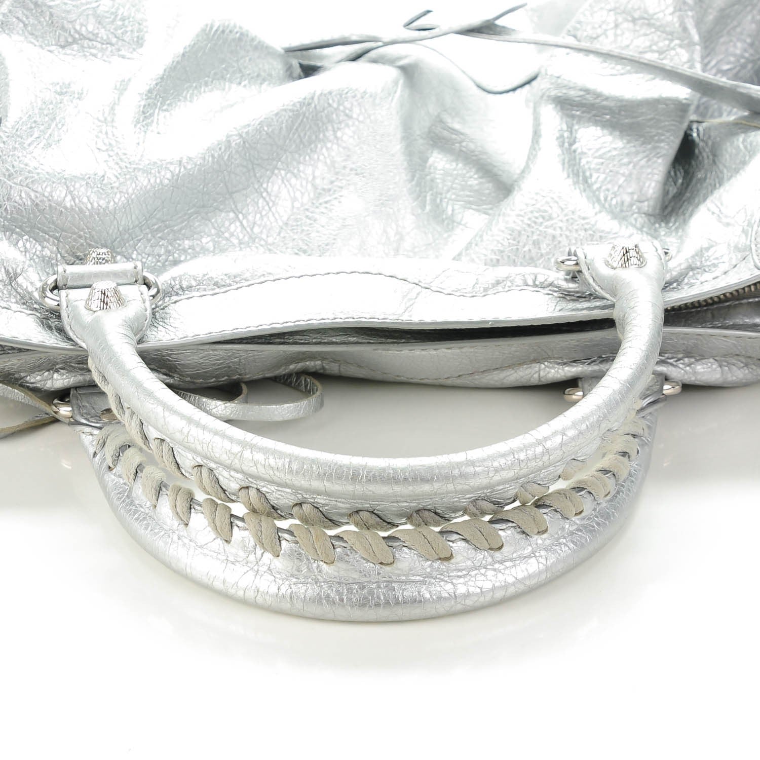 Balenciaga Agneau Giant 12 Silver Hardware City Gris Aluminum 8 of 8