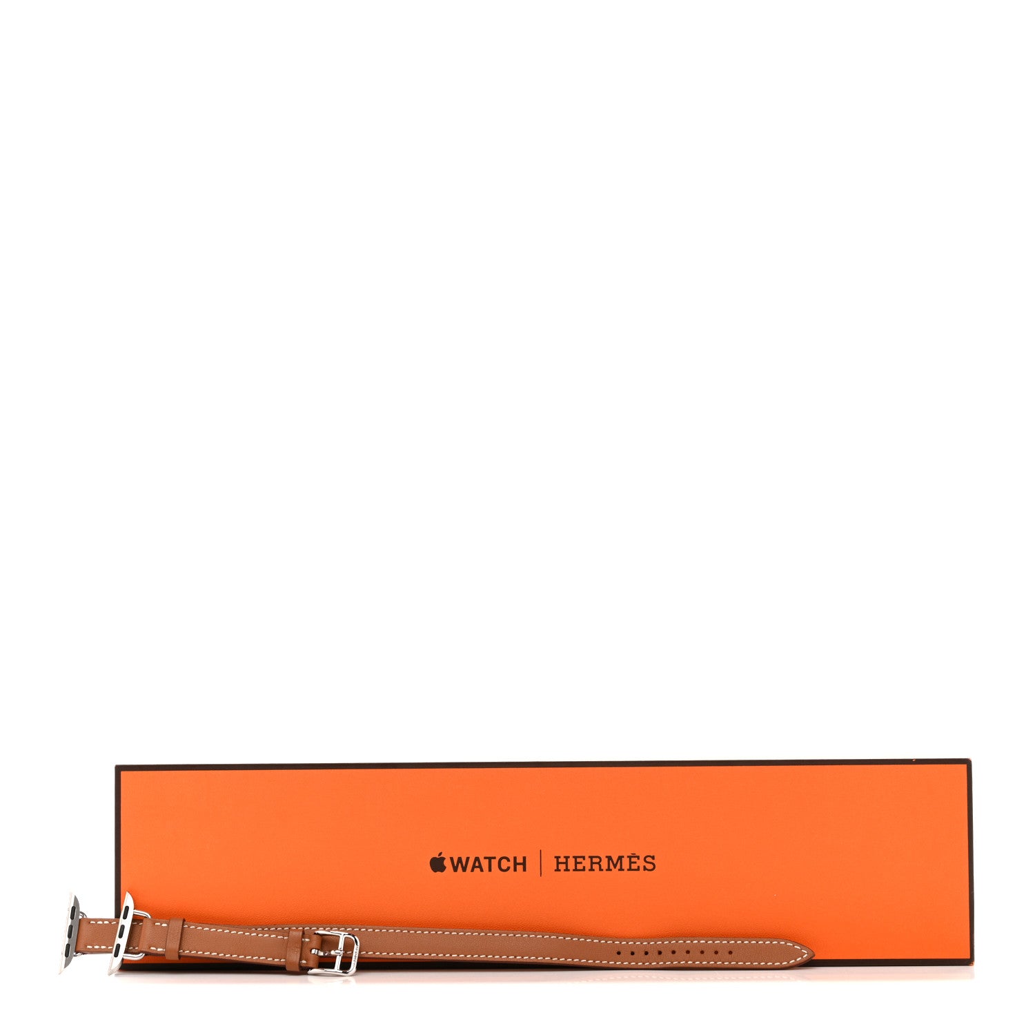 Hermes Swift Apple Watch Double Tour Strap Gold 5 of 5