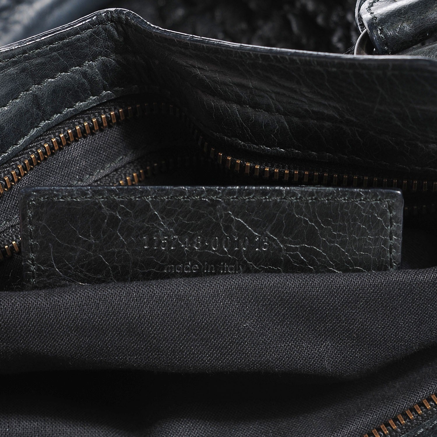 Balenciaga Smocked Agneau City Anthracite 8 of 13