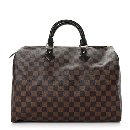 Louis Vuitton Damier Ebene Speedy 35 1 of 11