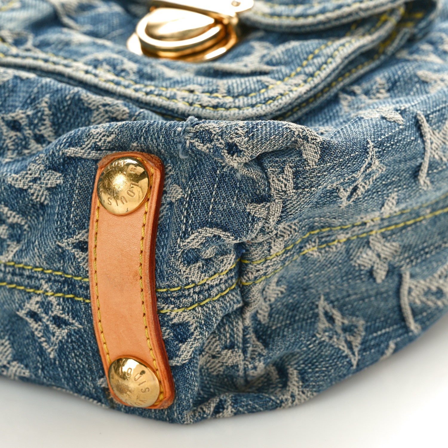 Louis Vuitton Denim Baggy GM Blue 10 of 12