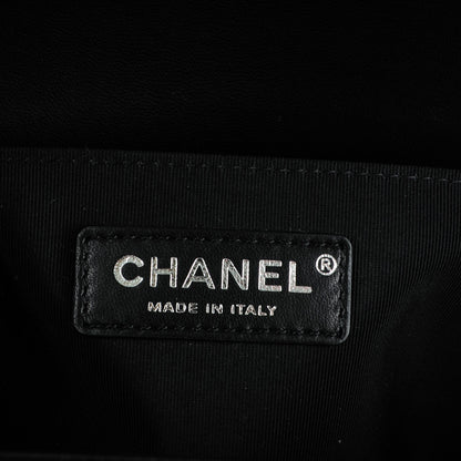 Chanel Lambskin Quilted Medium Boy Flap Black 7 of 8
