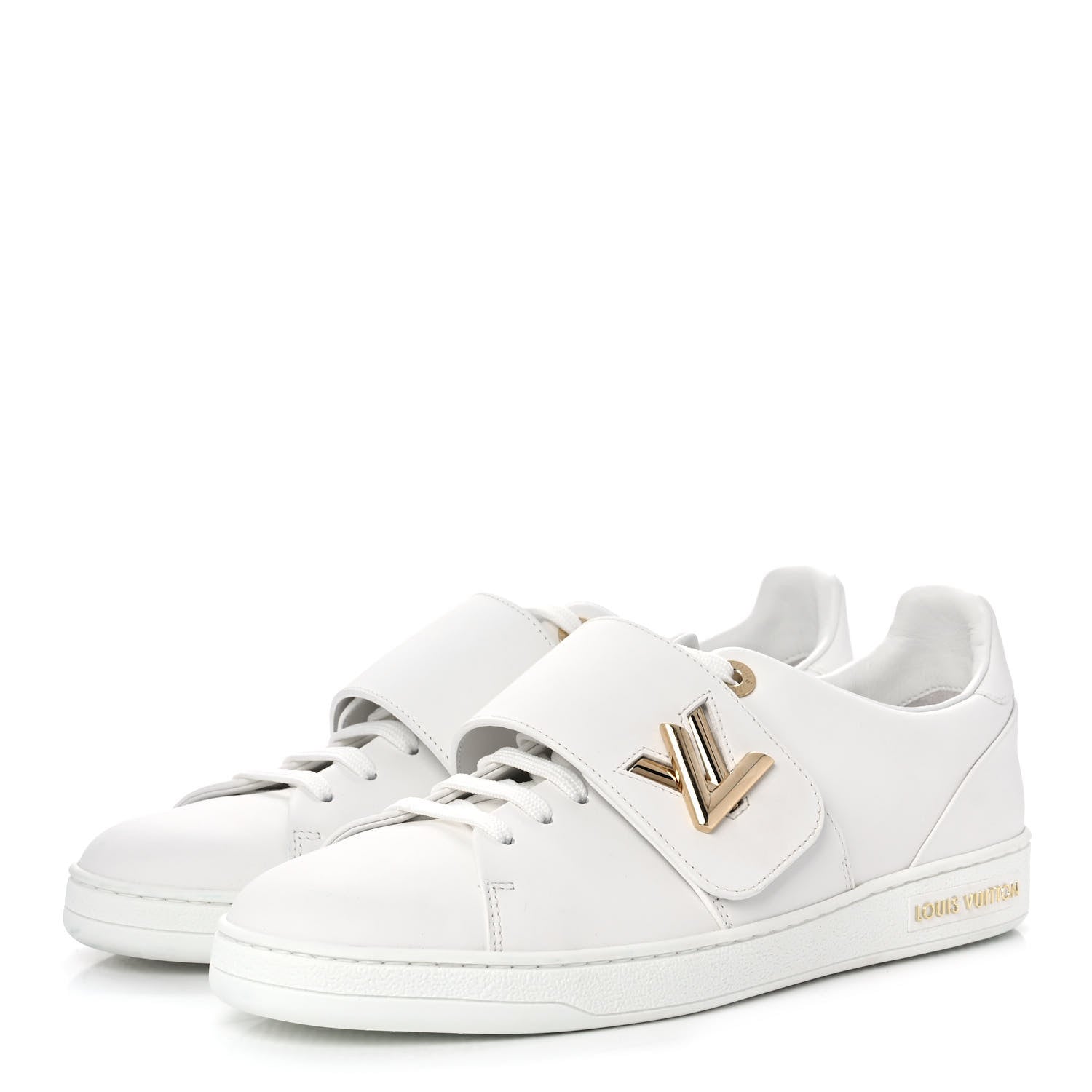 Louis Vuitton Calfskin Front Row Sneaker 38 White 3 of 9