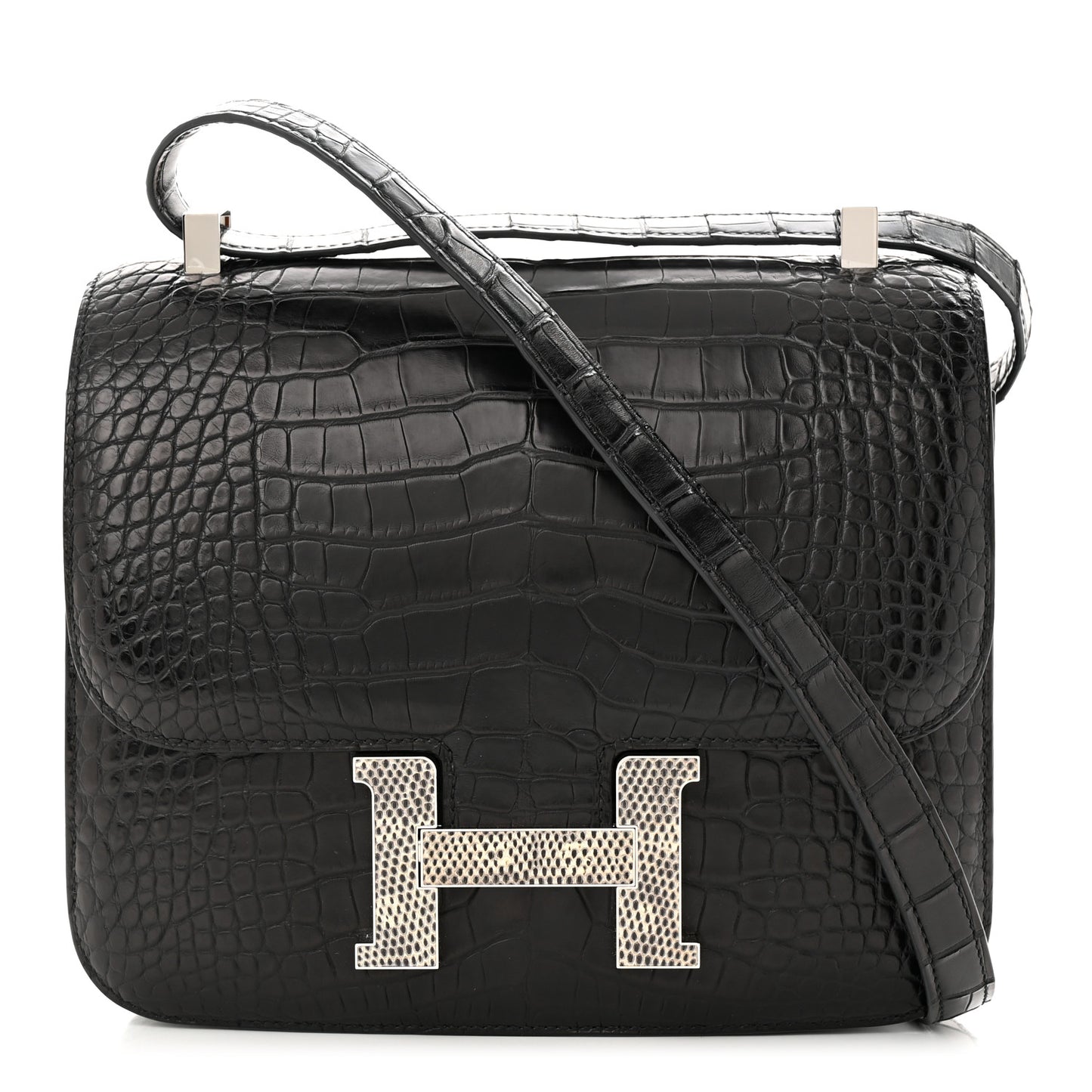 Matte Alligator Lizard Constance 24 Black Ombre