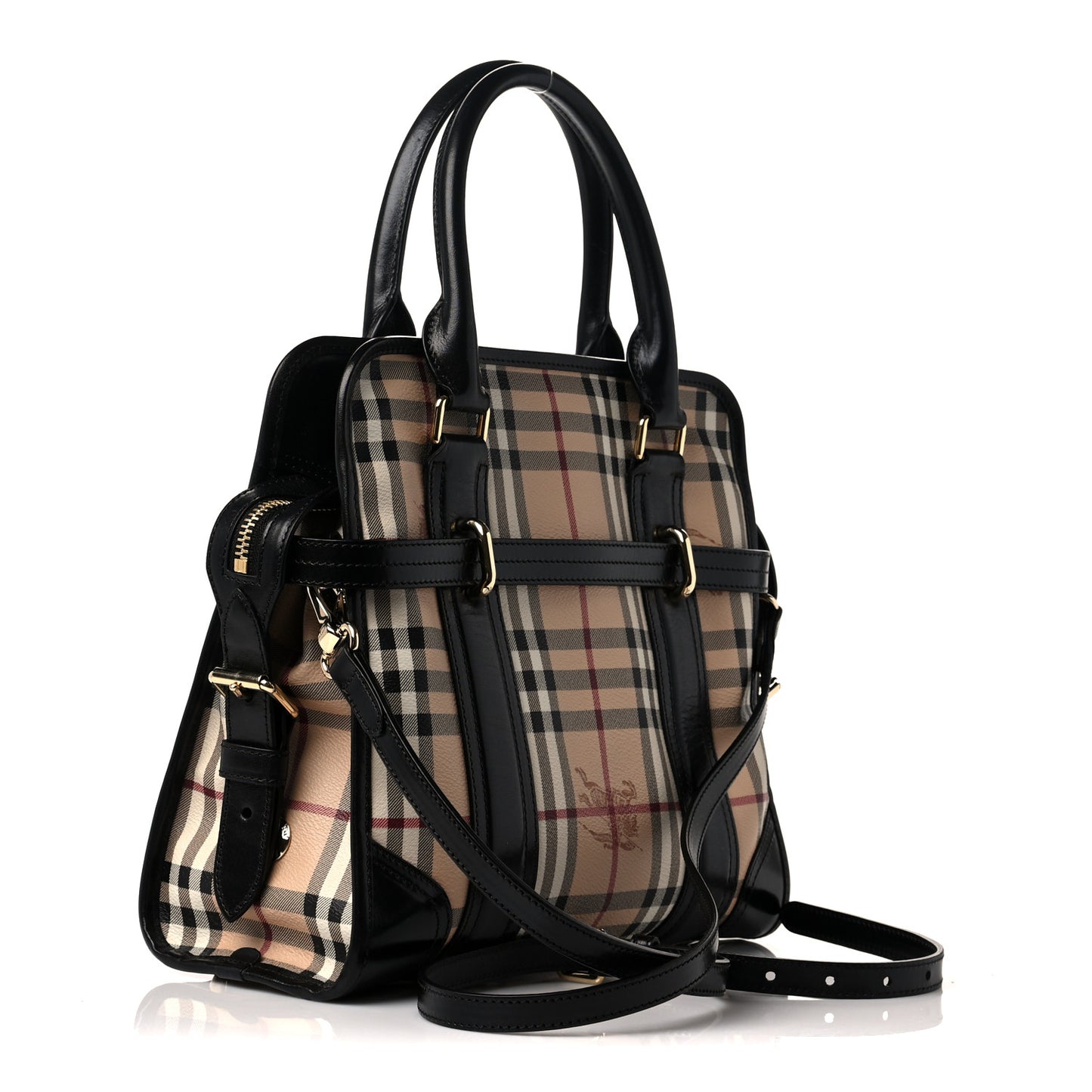 Haymarket Check Minford Portrait Tote Black