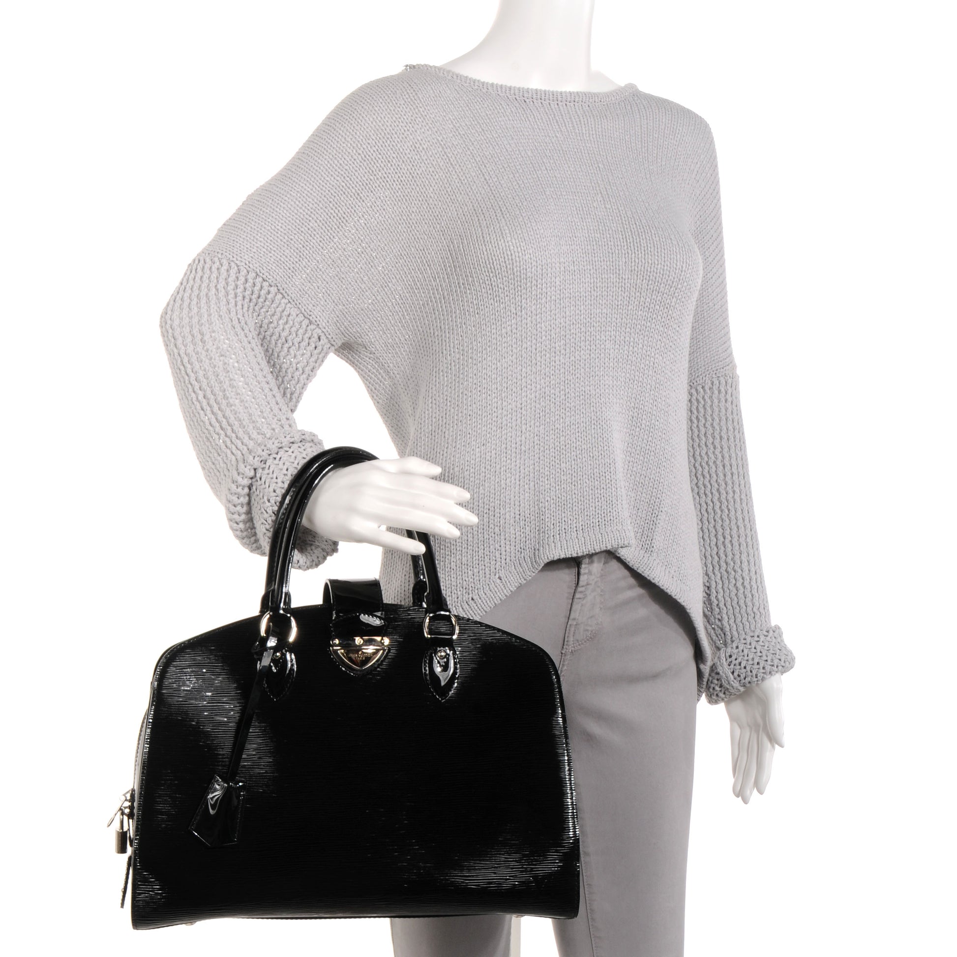 Louis Vuitton Electric Epi Pont-Neuf GM Black 2 of 9