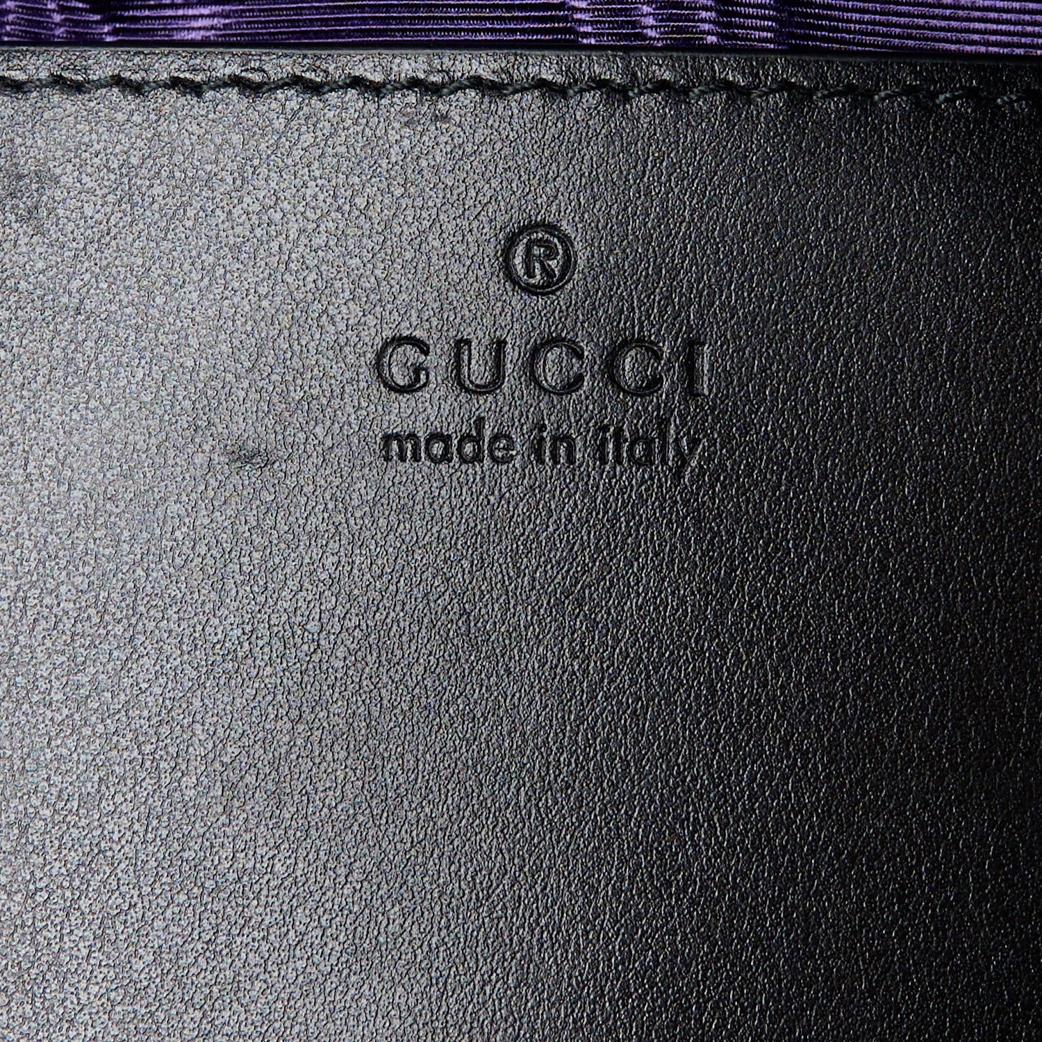 Gucci Nylon Calfskin Enamel GG Matelasse Shoulder Bag Black 6 of 10