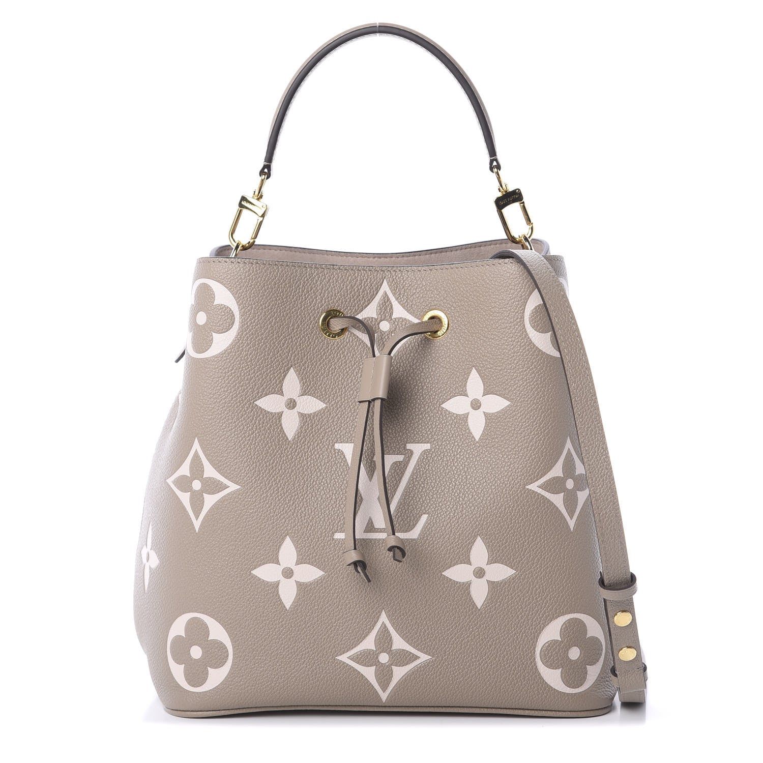 Louis Vuitton Empreinte Monogram Giant Neonoe MM Tourterelle Creme 1 of 10