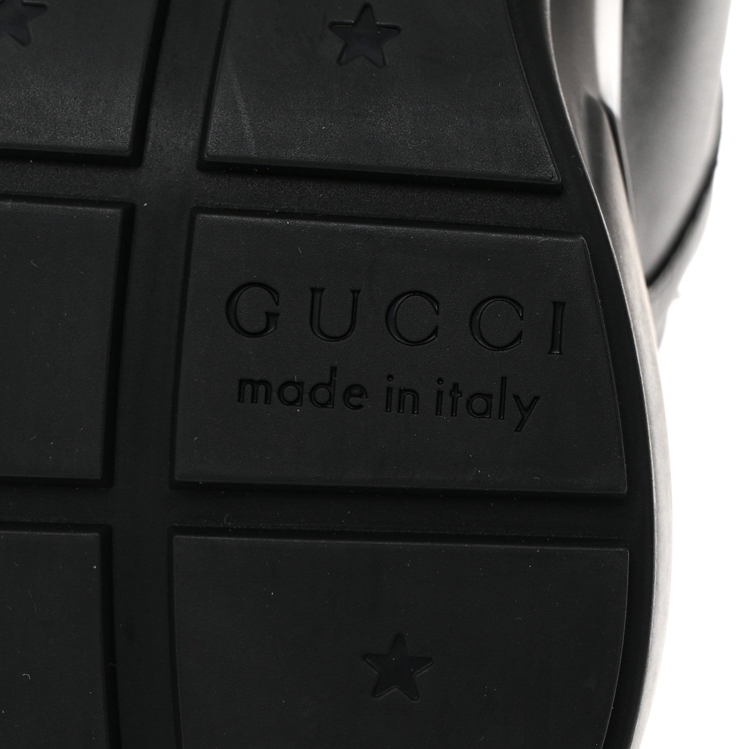 Gucci Dali Soft Calfskin Cut Out Interlocking G Womens Rhyton Sneakers 36.5 Black Ivoire 8 of 9