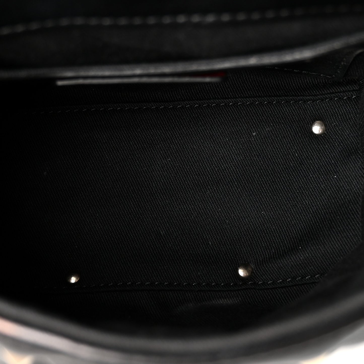 Nappa Mini Candystud Top Handle Bag Black