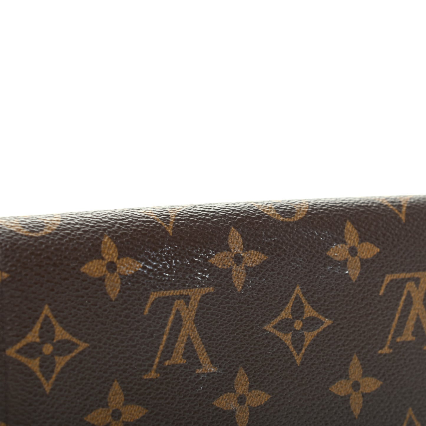 Monogram Emilie Wallet Red