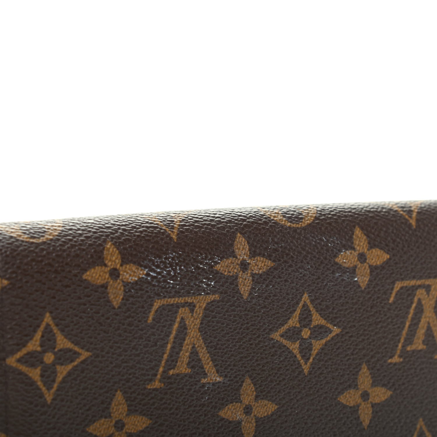 Louis Vuitton Monogram Emilie Wallet Red 7 of 8