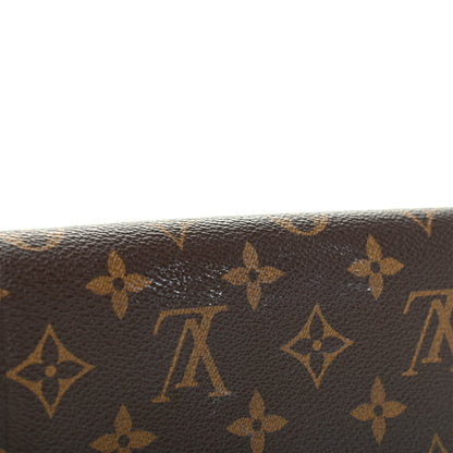 Louis Vuitton Monogram Emilie Wallet Red 7 of 8
