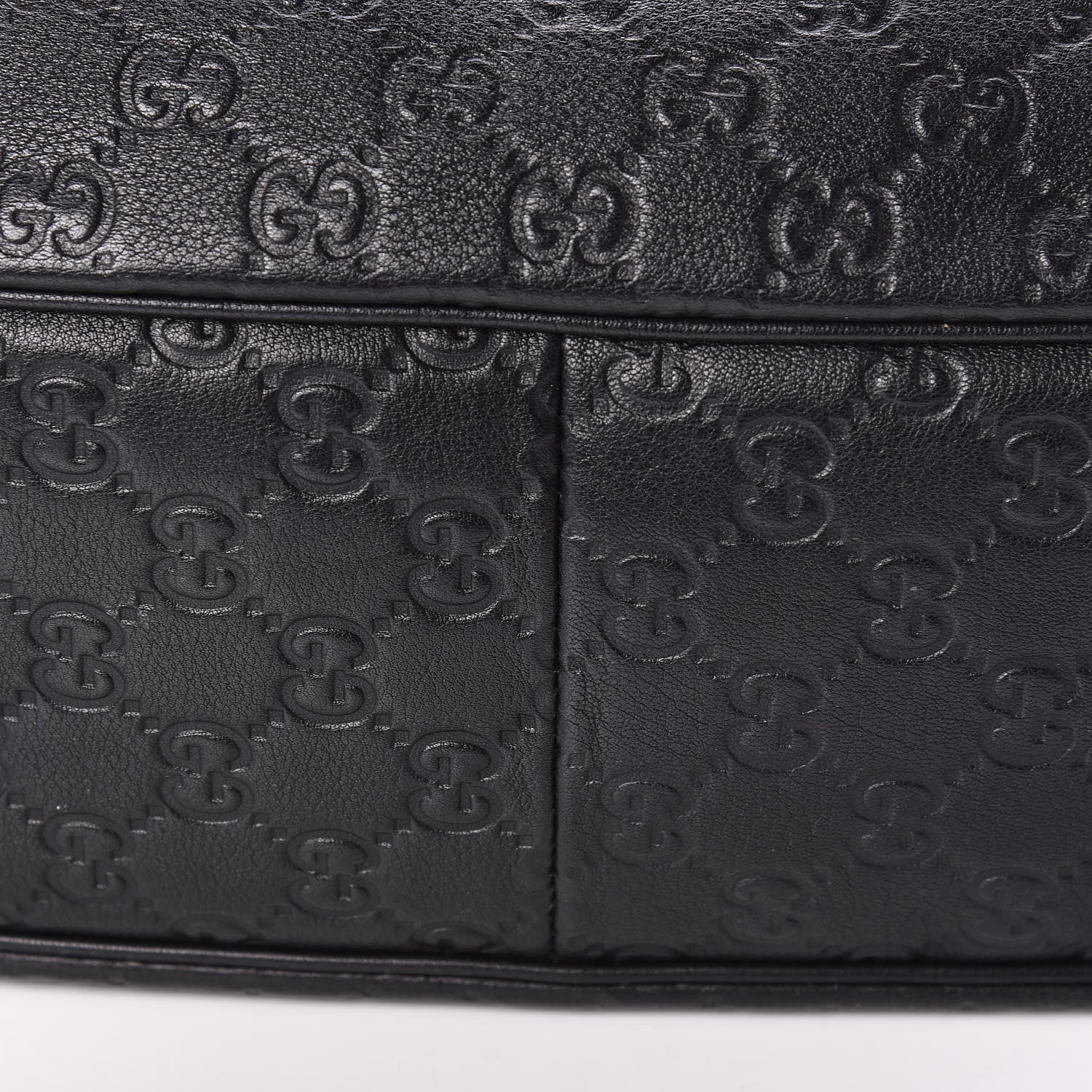 Gucci Guccissima Large New Ladies Web Hobo Black 17 of 18
