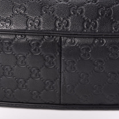 Gucci Guccissima Large New Ladies Web Hobo Black 17 of 18