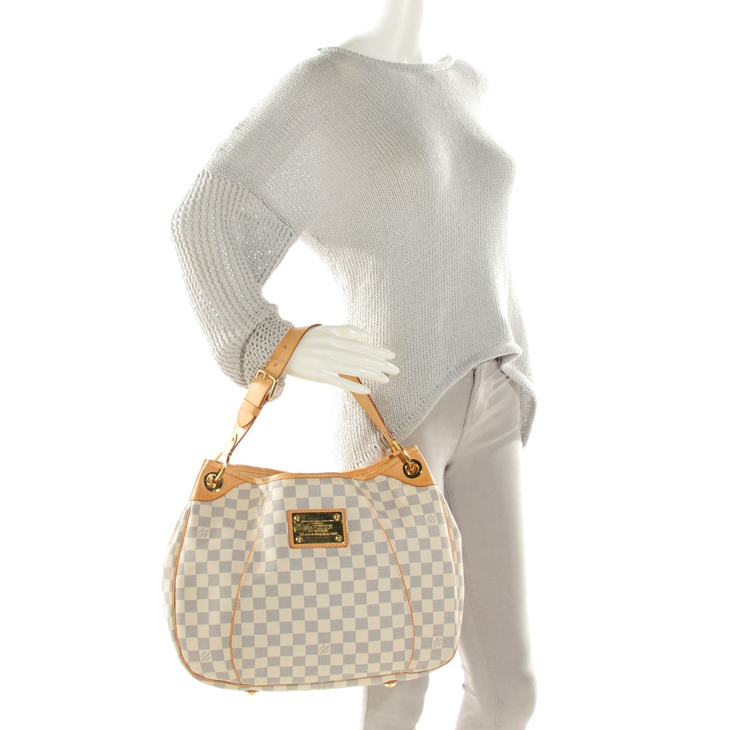 Louis Vuitton Damier Azur Galliera PM 3 of 9