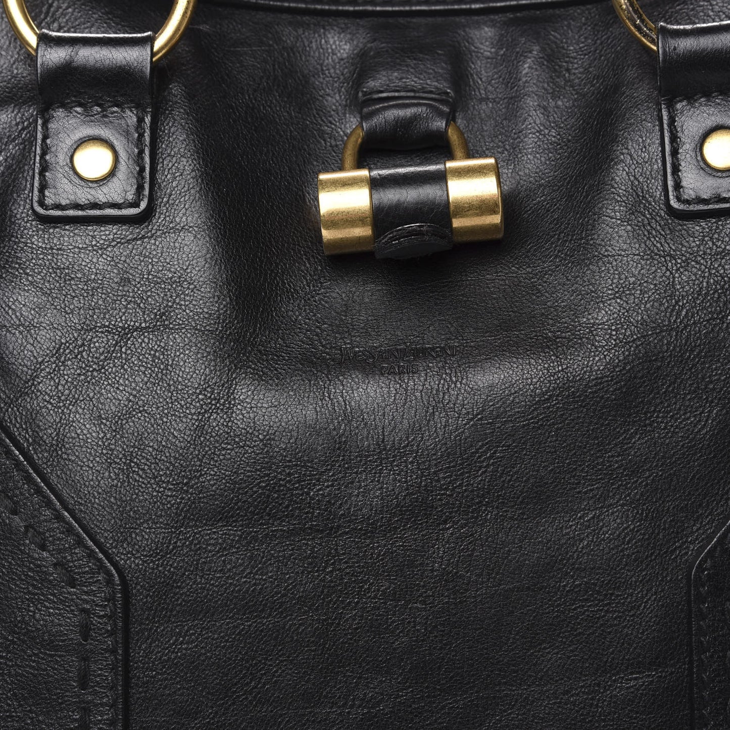Calfskin Oversized Muse Black