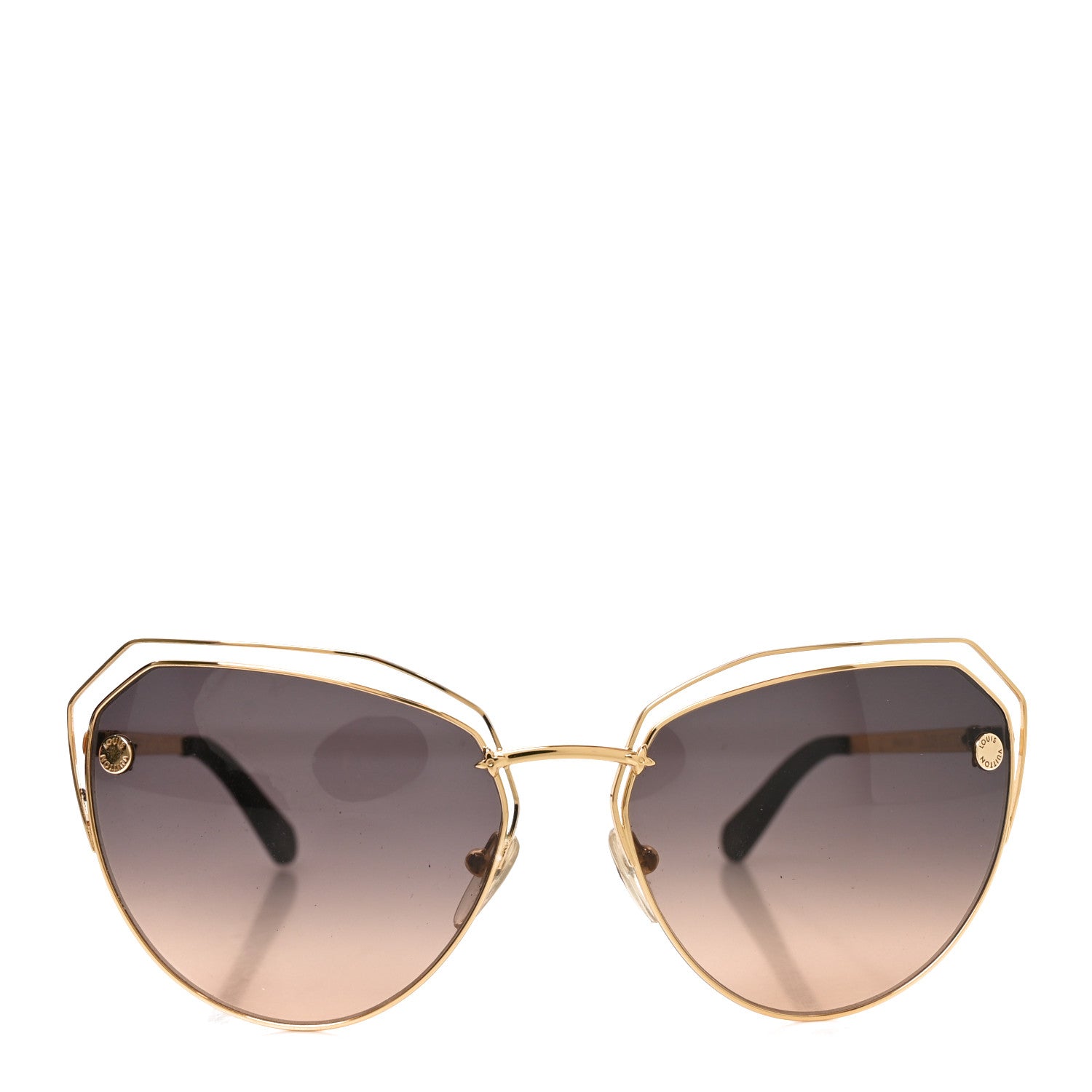Louis Vuitton Midnight In Paris Sunglasses Z2376W Gold Black 2 of 7