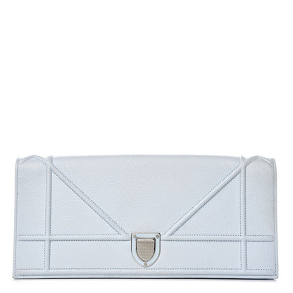 Christian Dior Grained Calfskin Diorama Pochette Sky Light 1 of 11