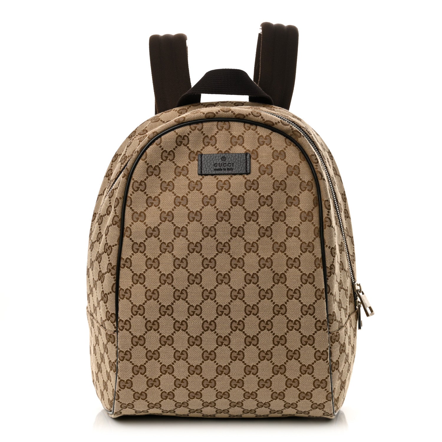 Gucci Monogram Travel Backpack Dark Brown 1 of 11