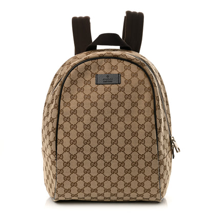 Gucci Monogram Travel Backpack Dark Brown 1 of 11