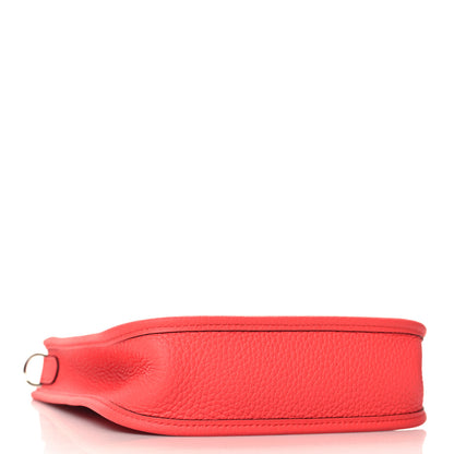Hermes Taurillon Clemence Evelyne TPM Rouge Pivoine 4 of 12